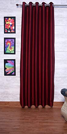 Zappy Cart Blackout Dupioni Faux Silk Curtains from with 100% Sunblock Lining. Each 51