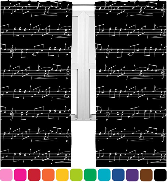 RNK Shops Musical Notes Curtains - 40